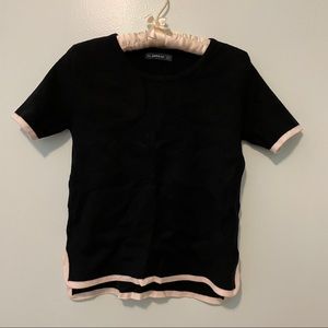 Zara knit Tshirt - Size Small